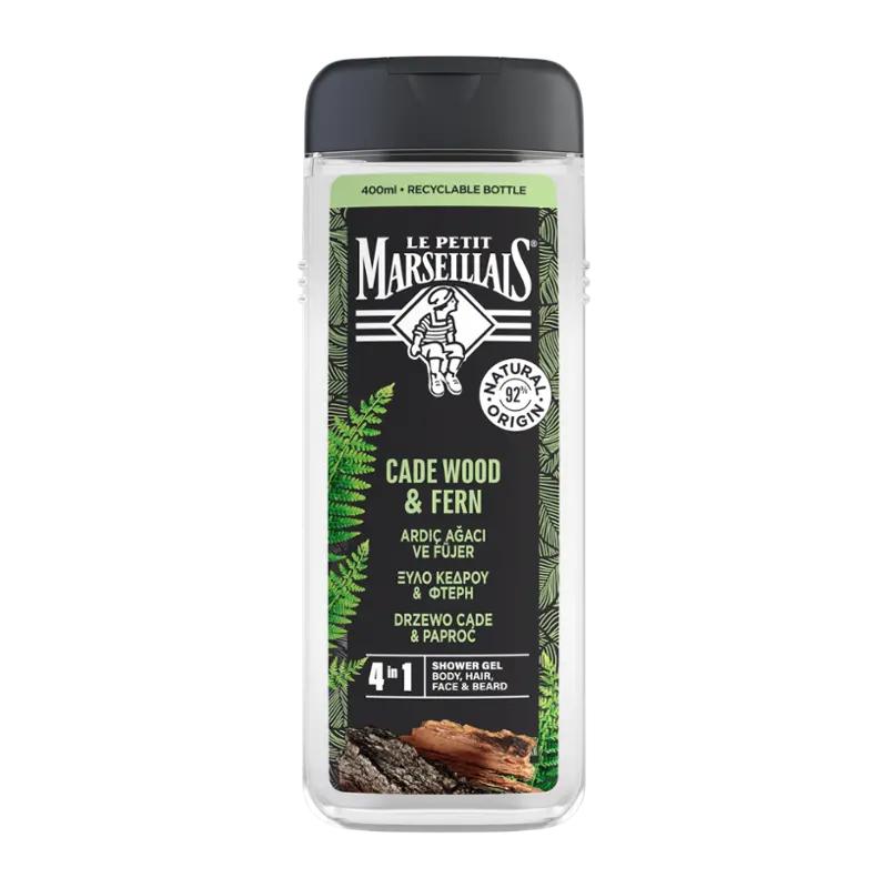 Le Petit Marseillais Sprchový gel pro muže 4v1 Jalovec & Kapradí, 400 ml