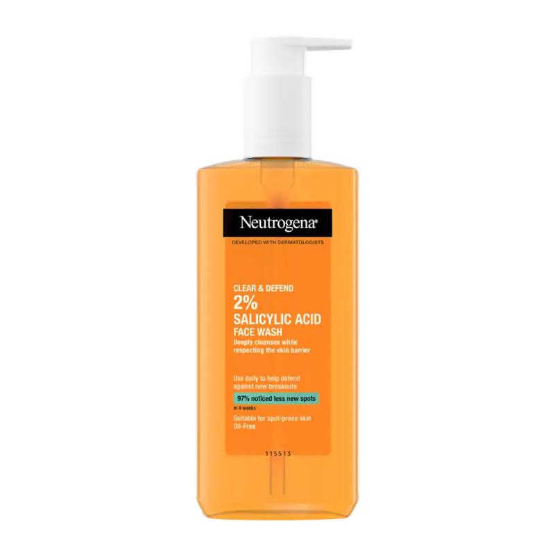 Neutrogena Čistící gel Clear & Defend, 200 ml