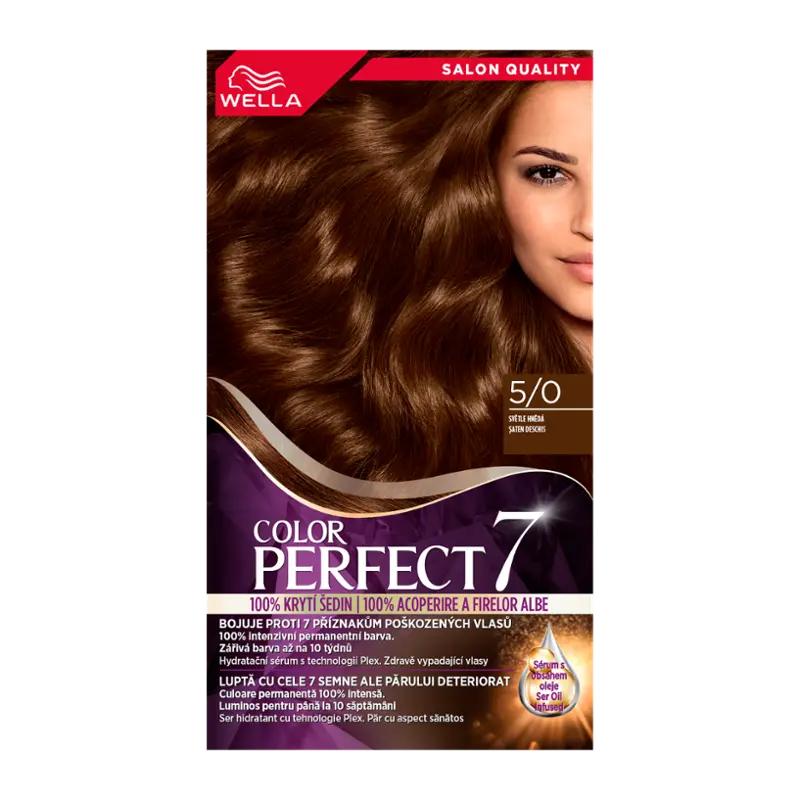 Wella Barva na vlasy Color Perfect 5/0 light brown, 1 ks