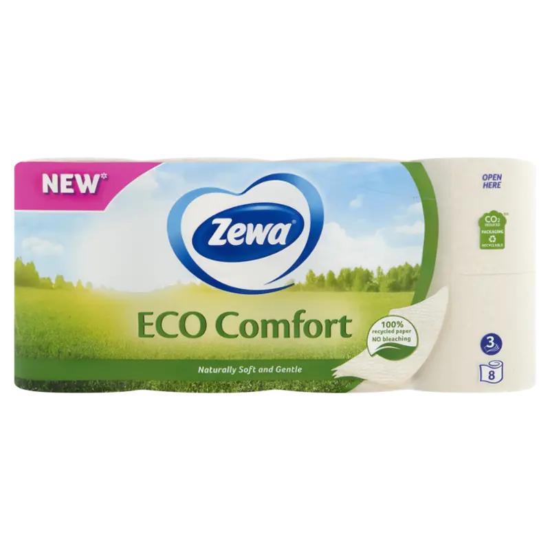 Zewa Toaletní papír Eco Comfort 3vrstvý, 8 ks