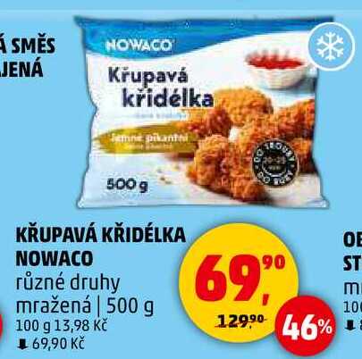 NOWACO Křupavá křidélka, 500 g