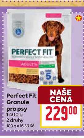 Perfect Fit Granule pro psy 1400 g