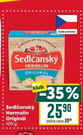 Sedlčanský Hermelín Originál 100g