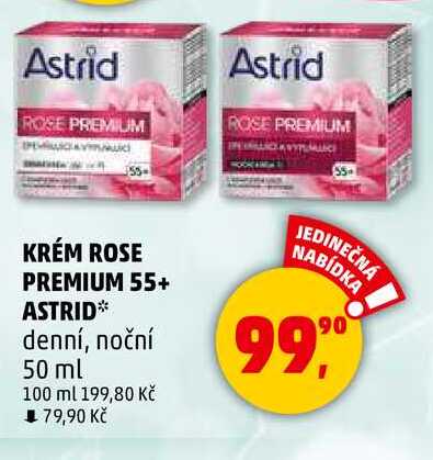 KRÉM ROSE PREMIUM 55+ ASTRID denní, noční, 50 ml 