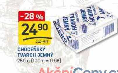 CHOCEŇSKÝ TVAROH JEMNÝ 250 g 