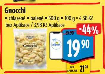 Gnocchi  chlazené balené 500 g 