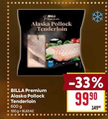 BILLA Premium Alaska Pollock Tenderloin 600 g