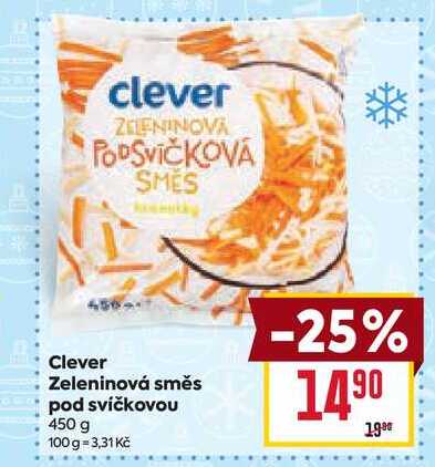 Clever Zeleninová směs pod svíčkovou 450 g 