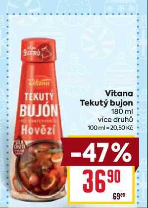 Vitana Tekutý bujon 180 ml 