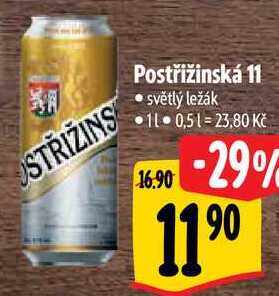 Postřižinská 11, 0,5 l