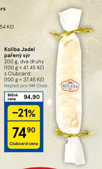 Koliba Jadel pařený sýr, 200 g