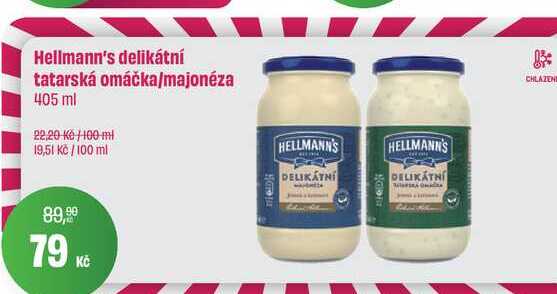 Hellmann's delikátní tatarská omáčka/majonéza 405 ml 