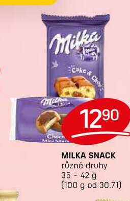 MILKA SNACK různé druhy 35-42 g 