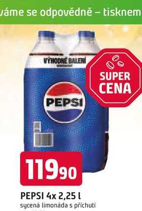 PEPSI 4x 2,25 l