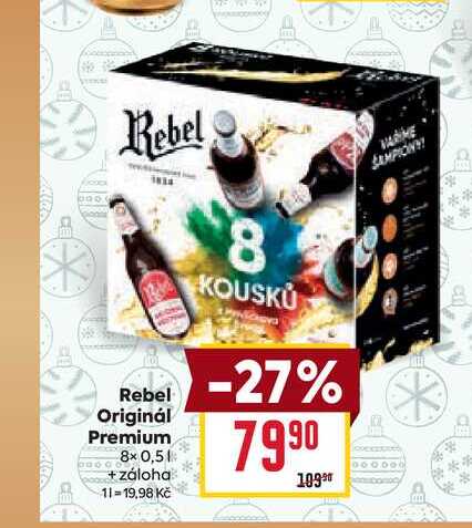 Rebel Originál Premium 8x 0,5l