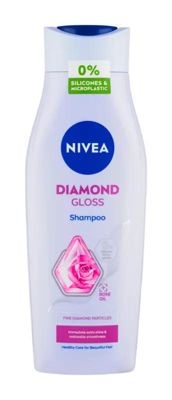 NIVEA Pečující šampon Diamond Gloss, 400 ml