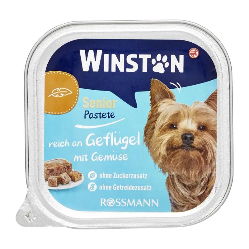 Winston Vanička pro psy Senior menu s drůbežím a mrkví, 150 g