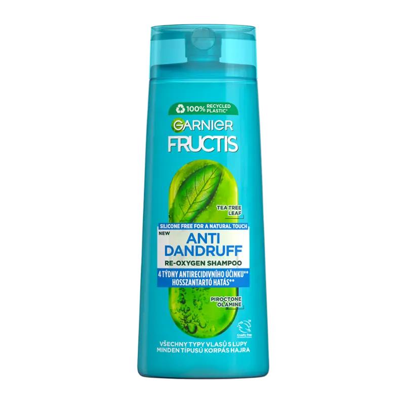 Fructis Očisťující šampon pro všechny typy vlasů s lupy, 250 ml