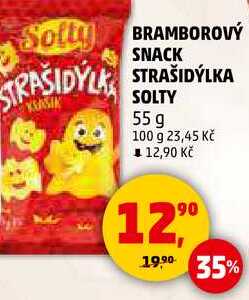 BRAMBOROVÝ SNACK STRAŠIDÝLKA SOLTY, 55 g 