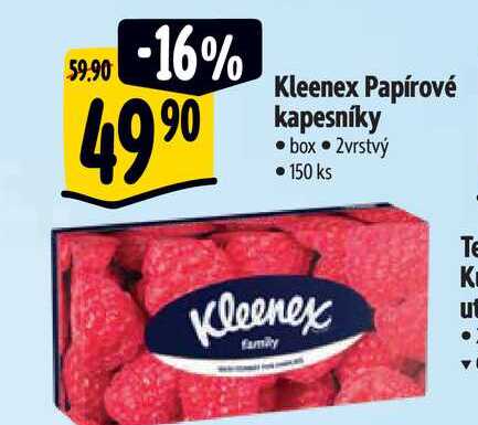   Kleenex Papírové kapesníky 150 ks  