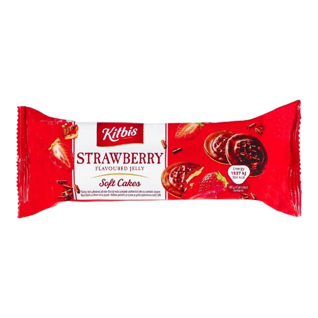 Kitbis Piškoty jahodové v čokoládě