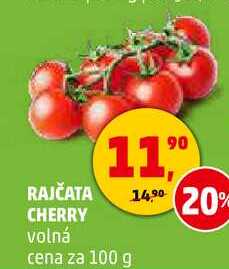 RAJČATA CHERRY volná, 100 g