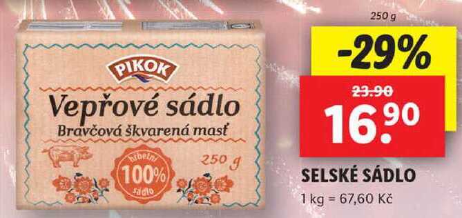 SELSKÉ SÁDLO, 250 g