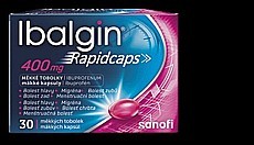 Ibalgin® Rapidcaps 400 mg 30 měkkých tobolek