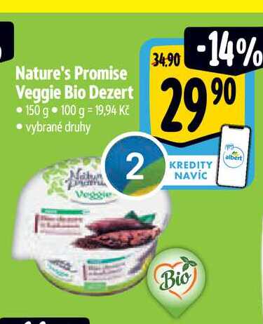 Nature's Promise Veggie Bio Dezert   150 g 