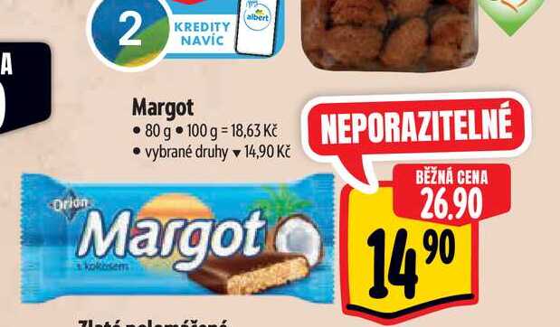 ORION Margot 80g, vybrané druhy