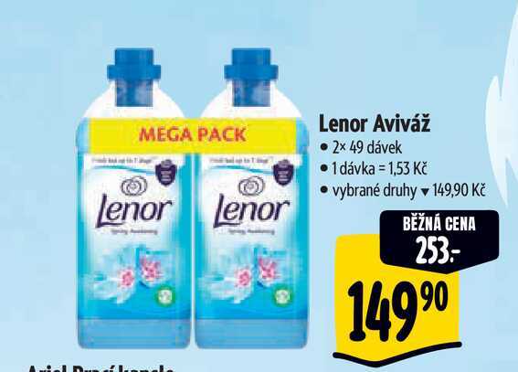   Lenor Aviváž 2× 49 dávek  