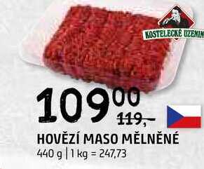 Mleté maso hovězí 440g