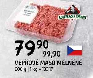 Mleté maso vepřové 600g