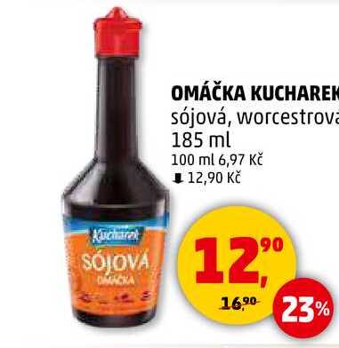 OMÁČKA KUCHAREK sójová, worcestrova, 185 ml 