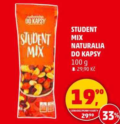 STUDENT MIX NATURALIA DO KAPSY, 100 g 