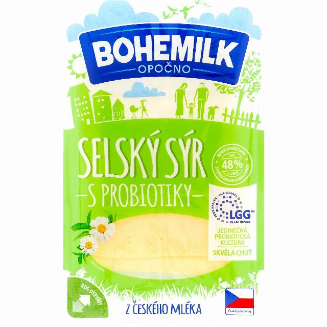 BOHEMILK Seslký sýr přírodní polotvrdý