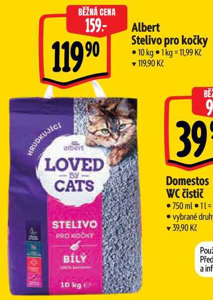 Albert Stelivo pro kočky, 10 kg