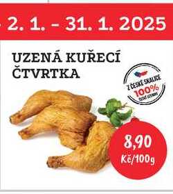 UZENÁ KUŘECÍ ČTVRTKA 100g 