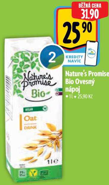 Nature's Promise Bio Ovesný nápoj, 1 l