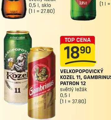 GAMBRINUS PATRON 12 světlý ležák 0,5l