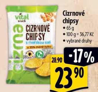 Cizrnové chipsy, 65 g