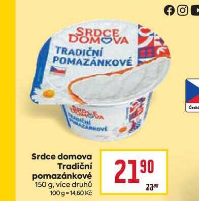 Srdce domova Tradiční pomazánkové 150 g