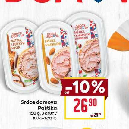 Srdce domova Paštika 150 g