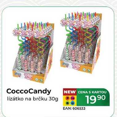 CoccoCandy lízátko na brčku 30g