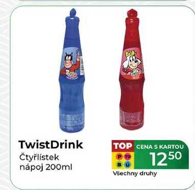 Twist Drink Čtyřlístek nápoj 200ml  