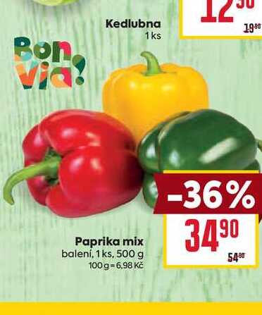 Paprika mix balení, 1 ks, 500 g