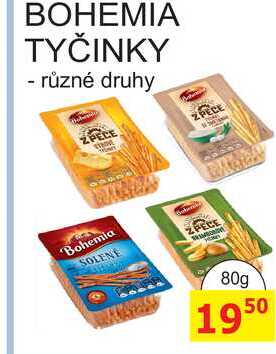 BOHEMIA TYČINKY Z PECE 80g