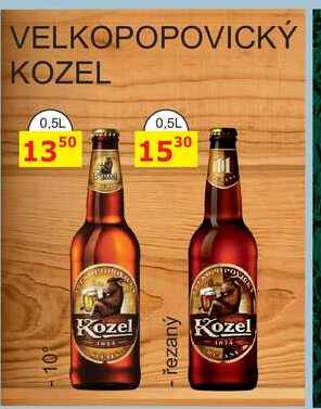 Velkopopovický Kozel Světlý 0,5l 