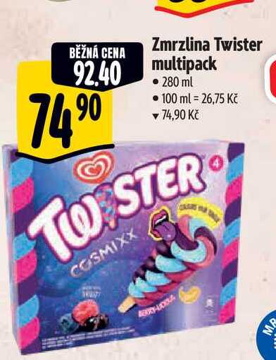  Zmrzlina Twister multipack 280 ml