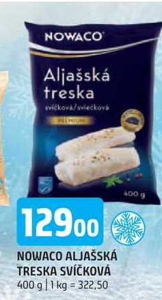 Nowaco Aljašská treska svíčková 400g